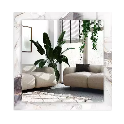 Rechteckiger dekorativer spiegel Abstrakte Kunst Marmor