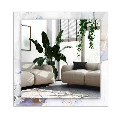 Spiegel mit rechteckigem aufdruck Abstrakte Kunst Marmor