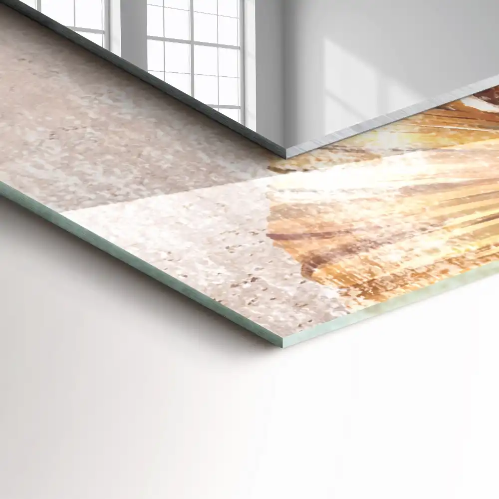 Spiegel mit rechteckigem aufdruck Vintage Blumen