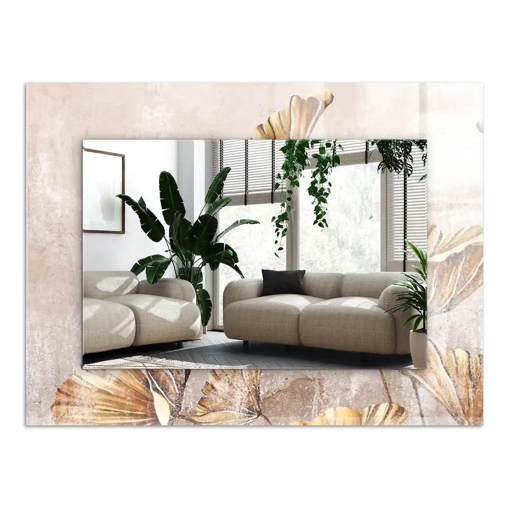 Spiegel mit rechteckigem aufdruck Vintage Blumen