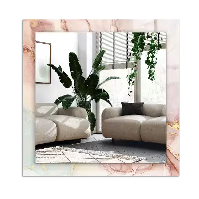 Spiegel mit rechteckigem aufdruck Abstrakte Aquarellkunst