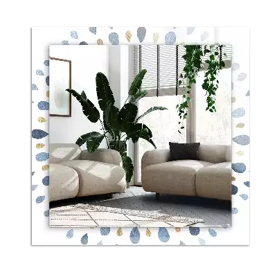 Spiegel mit rechteckigem aufdruck Abstraktes Mandalamuster