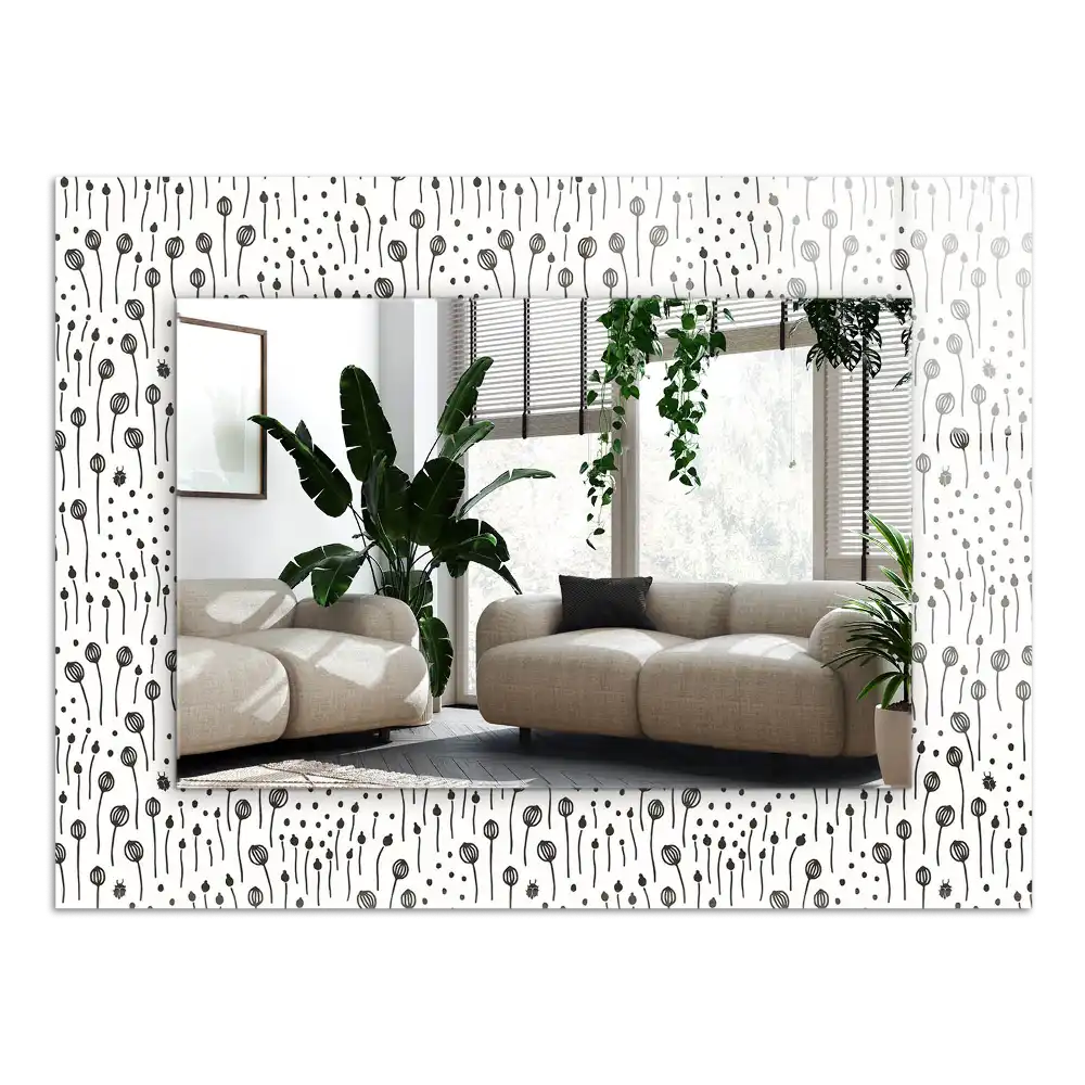 Rechteckiger spiegel Minimalistische Natur