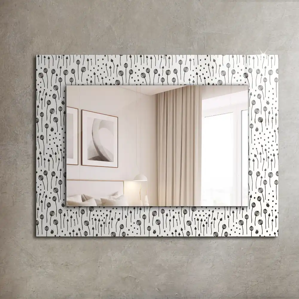 Rechteckiger spiegel Minimalistische Natur