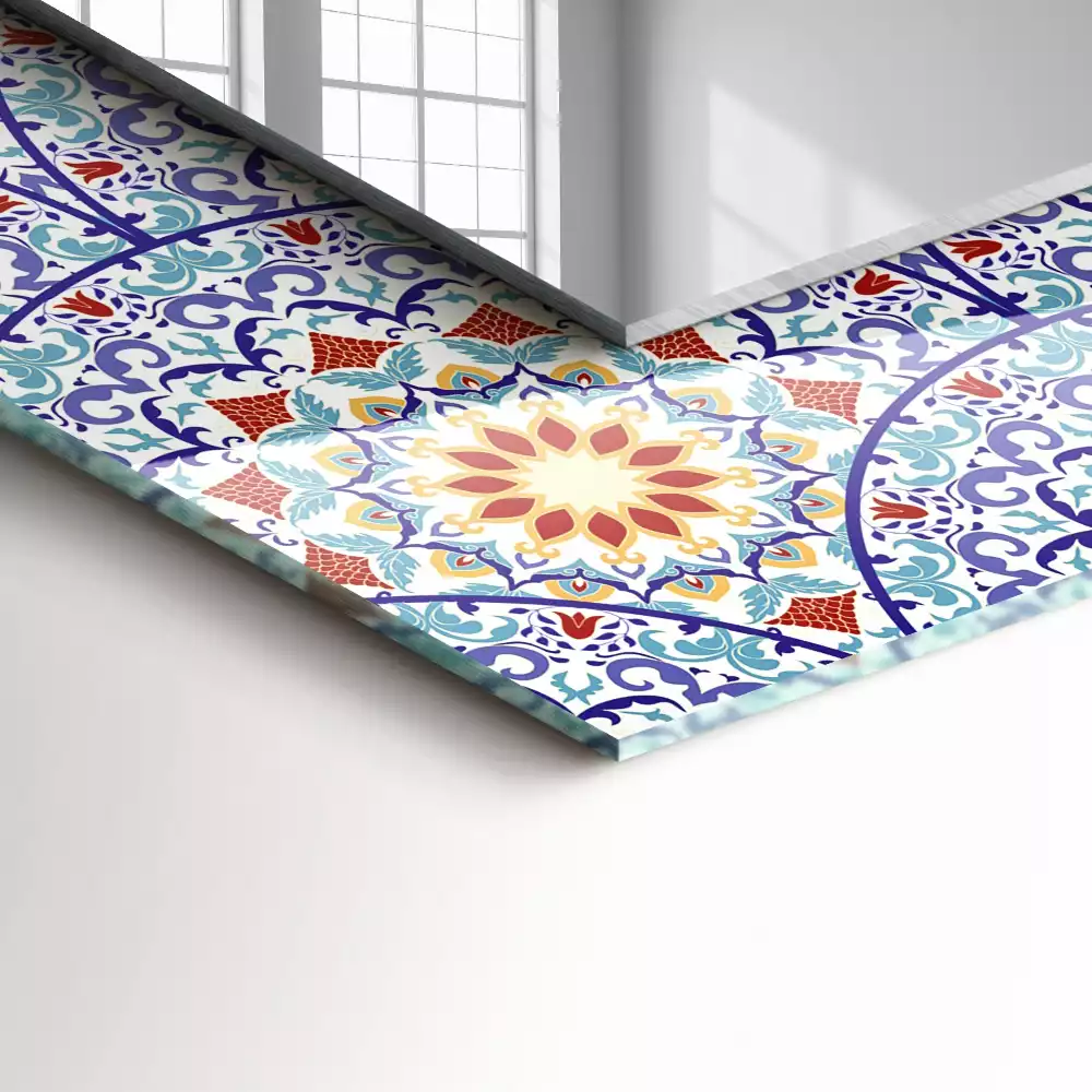 Rechteckiger spiegel Mandalas