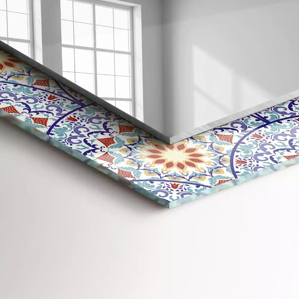 Rechteckiger spiegel Mandalas