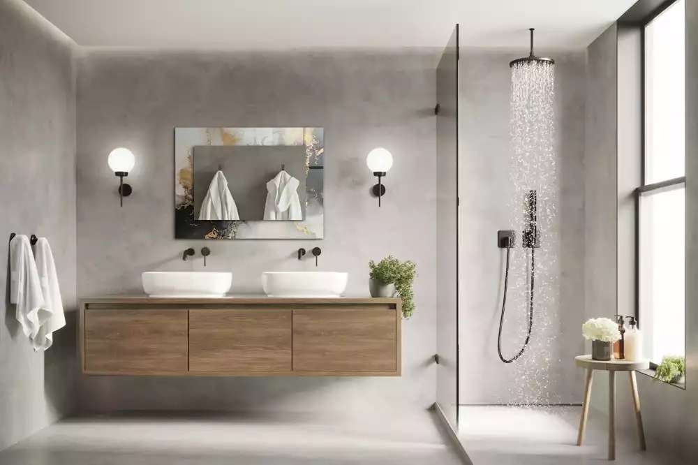 Rechteckiger dekorativer spiegel Moderne abstrakte Kunst