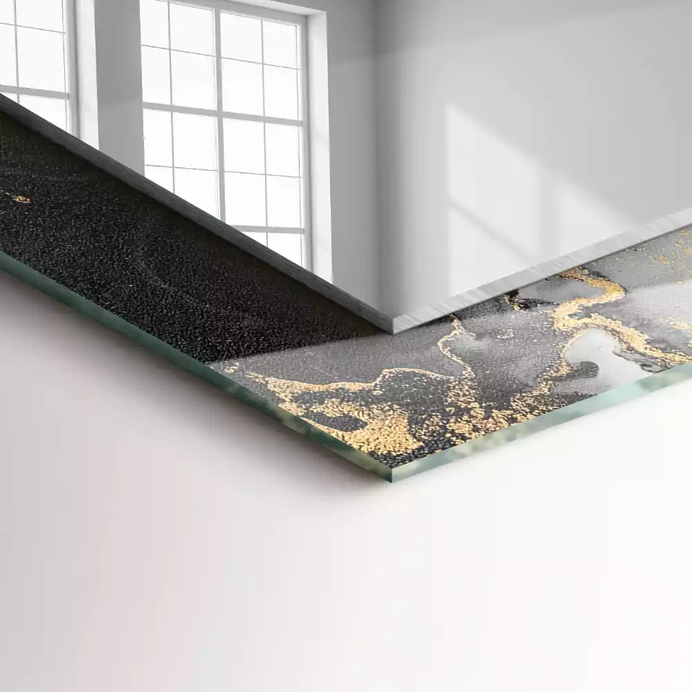 Rechteckiger dekorativer spiegel Moderne abstrakte Kunst