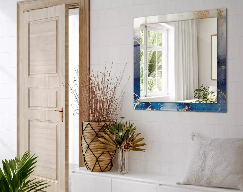 Rechteckiger spiegel Abstrakte plastische Kunst