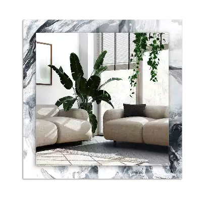 Rechteckiger spiegel Abstrakte malerische Komposition