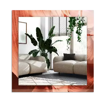 Rechteckiger spiegel Wüsten Canyon Felsen