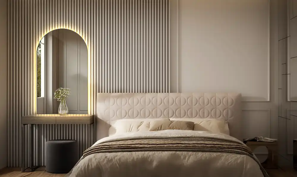 Bogenspiegel mit LED-hintergrundbeleuchtung