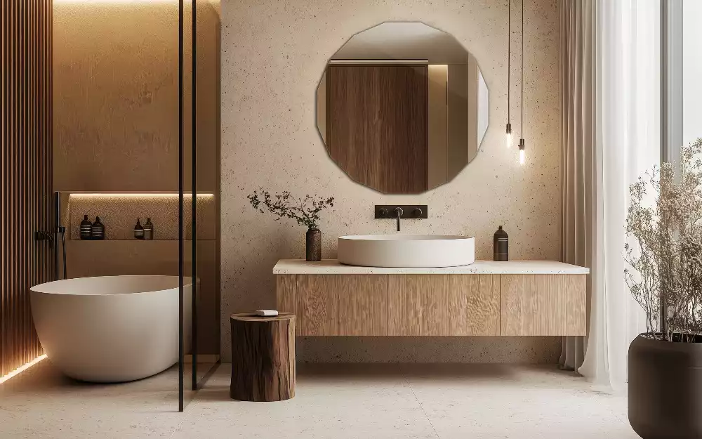 Geometrische Spiegel originelles design