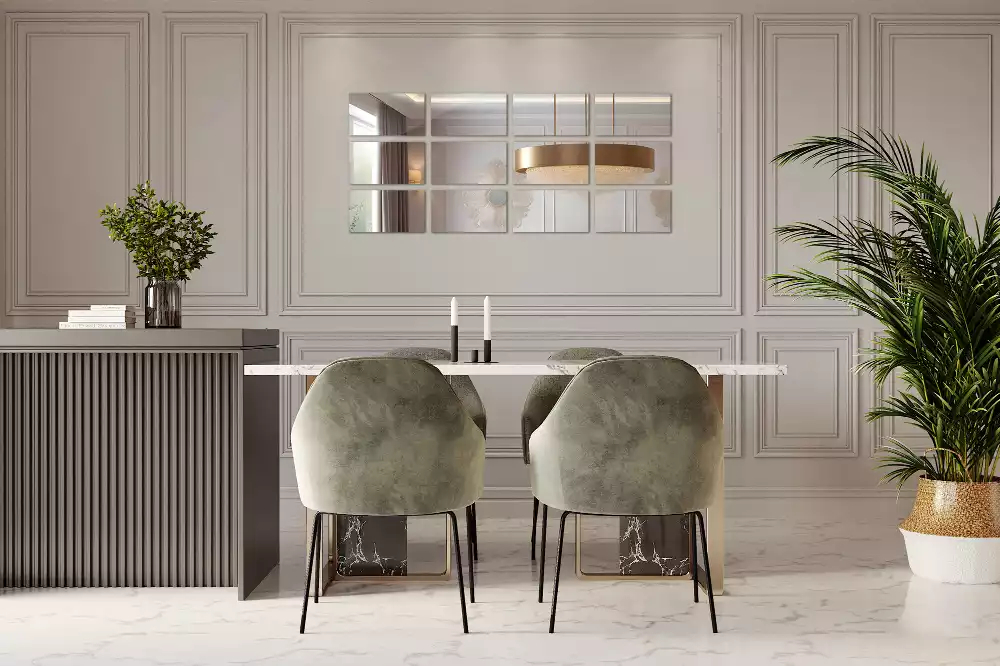 Selbstklebende spiegelfliesen