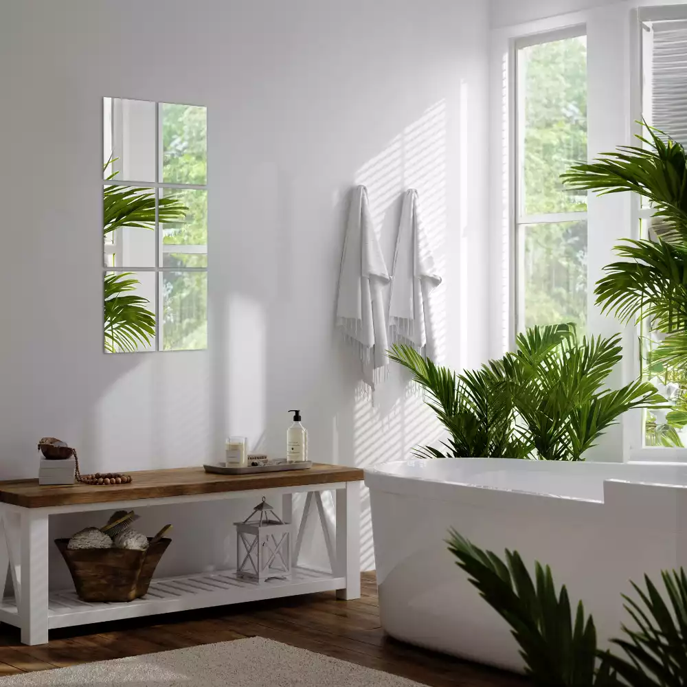 Selbstklebende spiegelfliesen