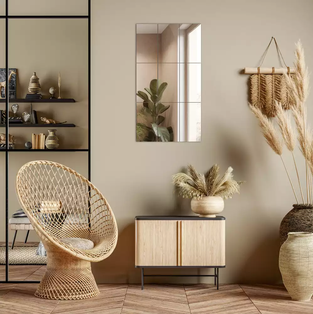 Selbstklebende spiegelfliesen