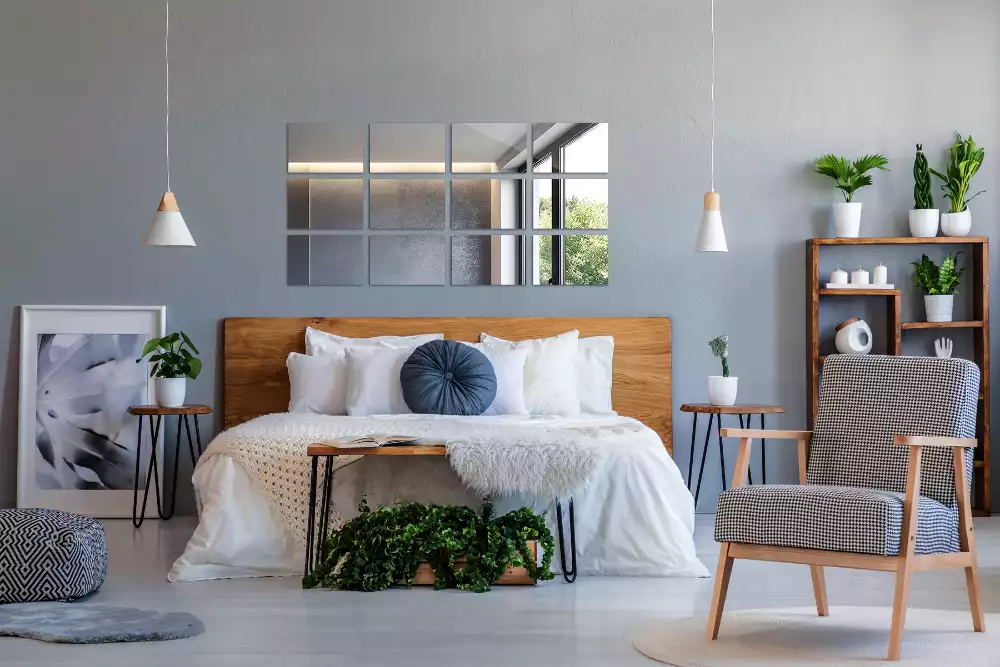 Selbstklebende spiegelfliesen