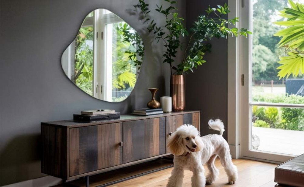 Spiegel über der Kommode im Flur – wie wählt man ihn aus?